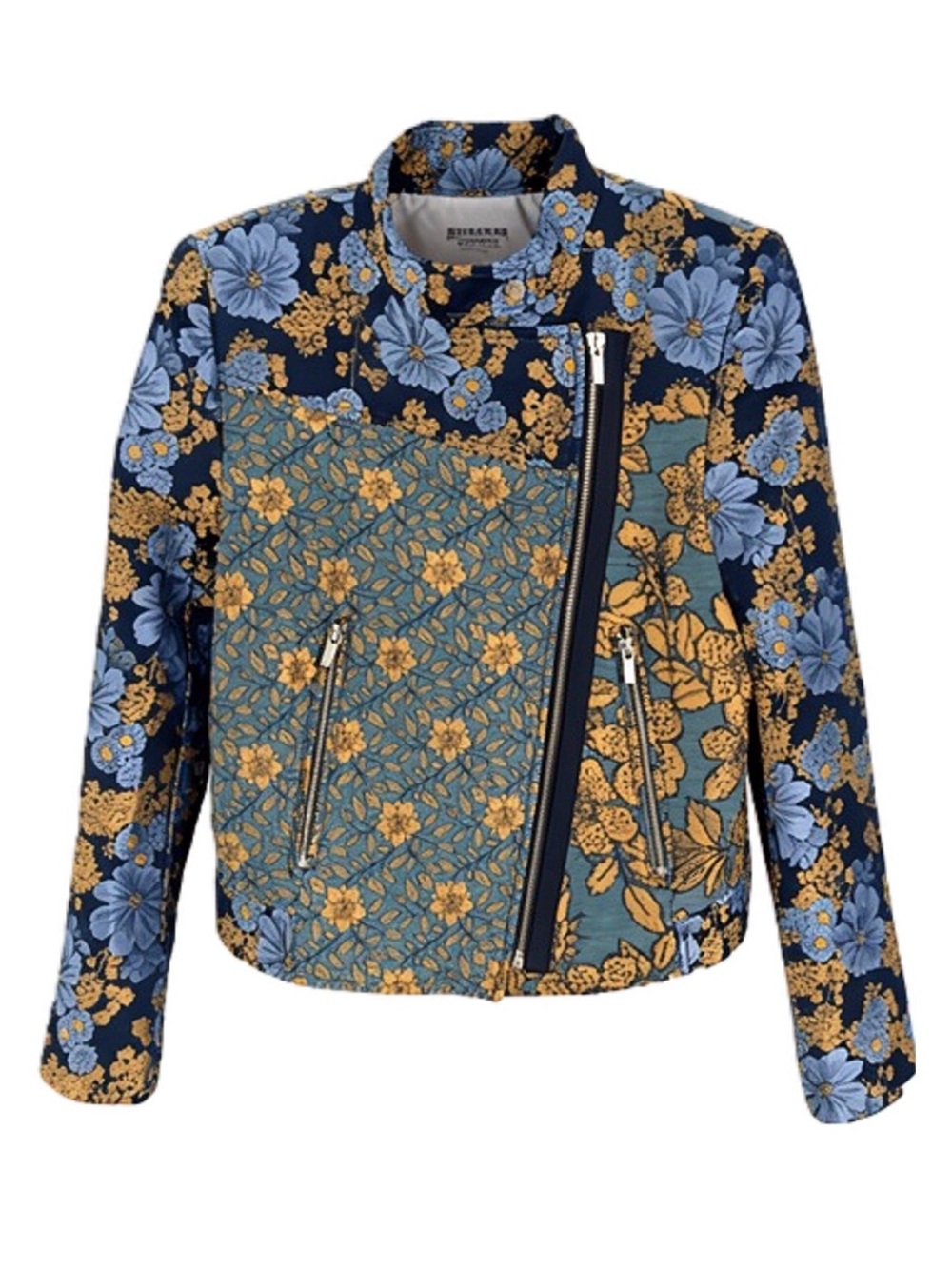 ZARA Jacquard Moto jacket